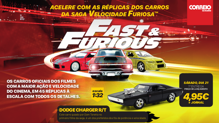 Coleção de carros FAST&FURIOUS